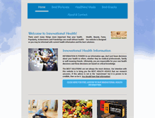 Tablet Screenshot of innovational-health.com